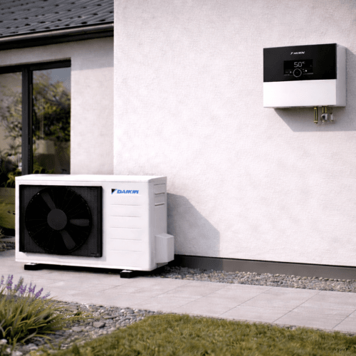 7.74kW Daikin Altherma 3 oras–vanduo šilumos siurblio rinkinys – tik šildymui